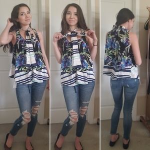 Elizabeth & James silk top